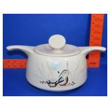 Red Wing Pottery Bobwhite  Covered Casserole