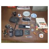 Table Lot w/ Miniatures, Advertising, Etc