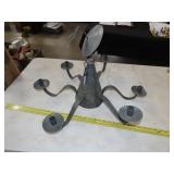 Pierced Tin Cancle Fixture