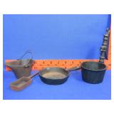 4pc Miniature Cast Iron