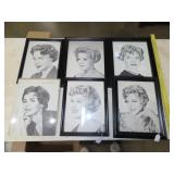 6 Black & White Lady Photos