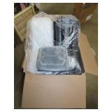 Box of Plastic Food Containers (Approx 144)