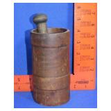 Wood Mortar & Pestal