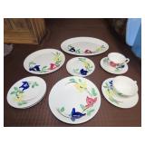 13pc of Blue Ridge Dishes