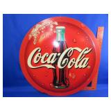 Plastic Double Sided Coca Cola Sign (28")