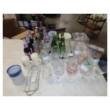 Lot of Glassware & Drink Bottles