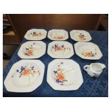 8 Mikasa Cont Ivory Majestic Bowls w/ Creamer