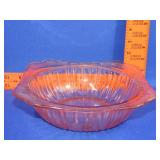 Pink Depression Bowl - 9"