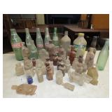 Lot of Old Drink & Medicine Bottles
