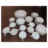 Lot of Dansico Teahouse Rose China