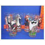 6 Looney Tune Character Glasses