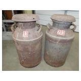2 Milk Cans
