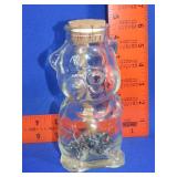 Glass Pig Honey Jar