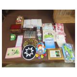 Lot w/ Stationary, Household & Misc