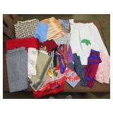Lot w/ Apron, Hankies & Other Linen Accessories