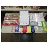 Lot w/ Stationary, Linen Set & Household