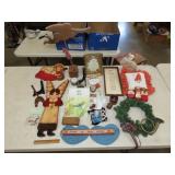 Table Lot w/ Decor & Household