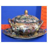 Satsuma Tureen w/ Underplate