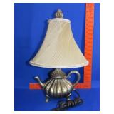 Tea Pot Table Lamp - 18"