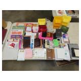 Table Lot of Stationary