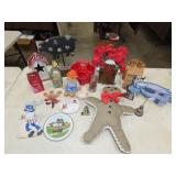 Table Lot w/ Decor & Household