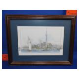 "On The Waterfront - Toronto" Framed Print - 13x10