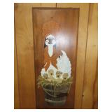 Painted Goose On Board - 10"x24"