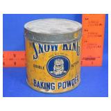 Snow King Baking Powder Can