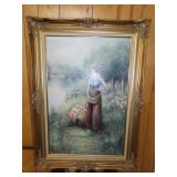 Framed Oil On Canvas - 32"x44"