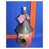 Velvet Tobacco Can Bird House