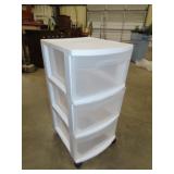 Sterilite Plastic 3 Drawer Cabinet