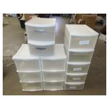Lot of Plastic Storage Containers