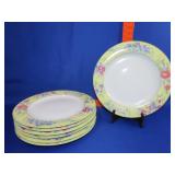 7 Furio "Creme Brulee" Plates - 12.5"