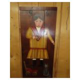 Primitive Painting on Board 16x36