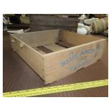 Wood Blue Anchor Box