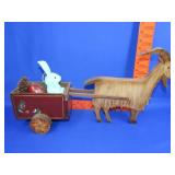Wood Goat Cart