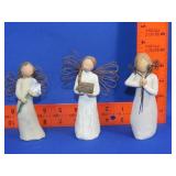 3 Willow Tree Angels