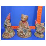 3 Tom Clark Teddy Bear Gnomes