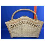 Wicker Style Magazine Rack