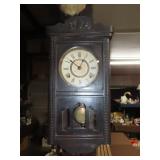 Antique Wall Clock - 18"