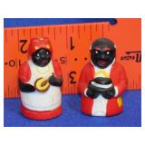 2 Black Americana Thimbles