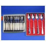 Orange Spoon & Fruit Fork Sets