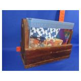 Wood Caddy w/ Books