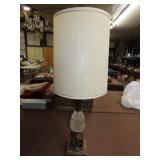 Metal & Glass Table Lamp - 34T