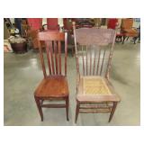2 Wood Chairs