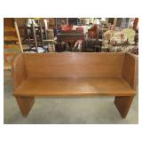 Wood Pew Bench