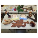 Lot of Woodenwares & Wood Art