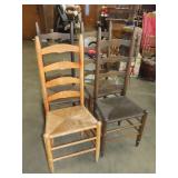 4 Ladder Back Chairs