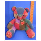Vintage Patchwork Teddy Bear