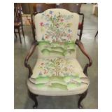 Embroidered Arm Chair